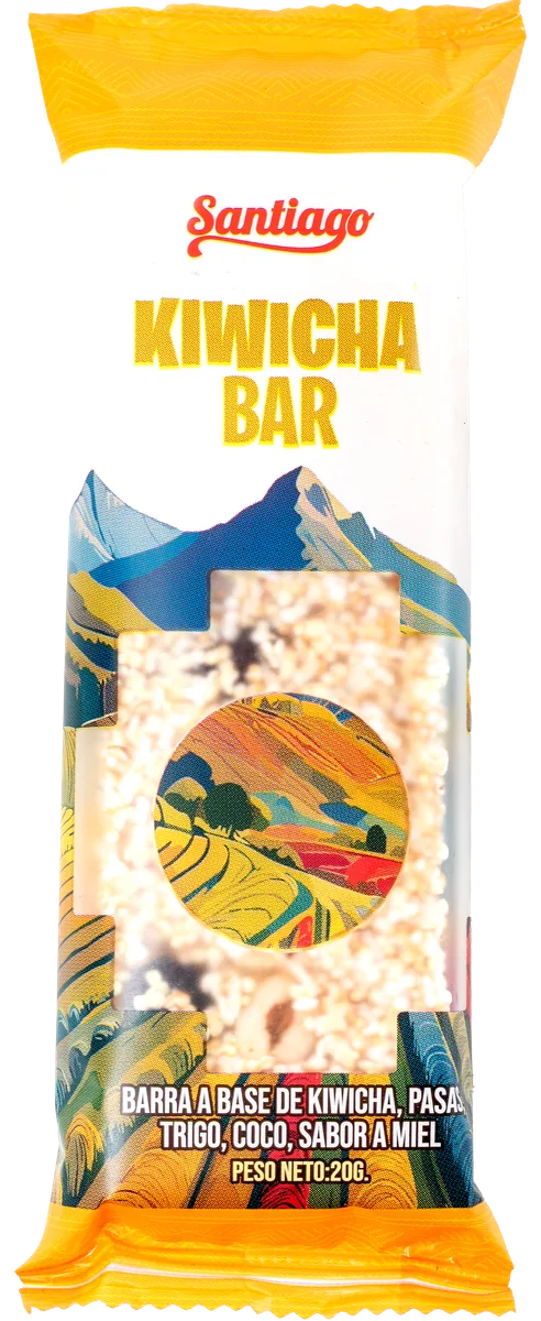 Barra de kiwicha sin gluten sabor miel