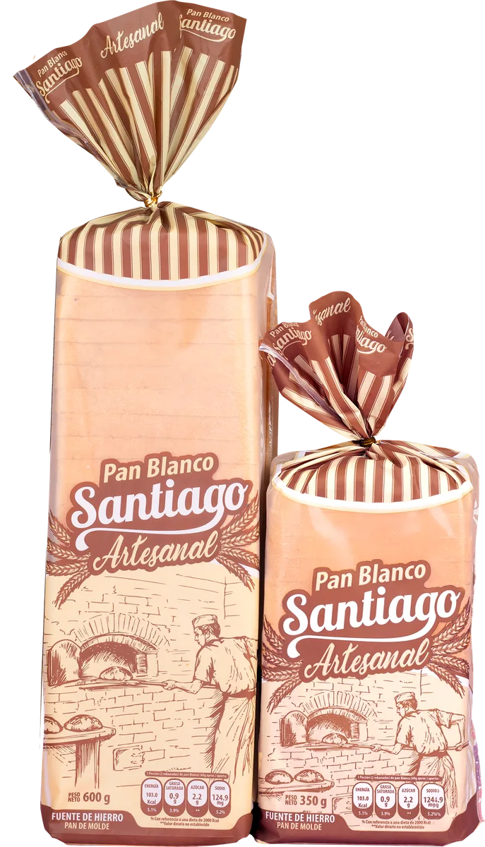Pan de molde blanco Santiago