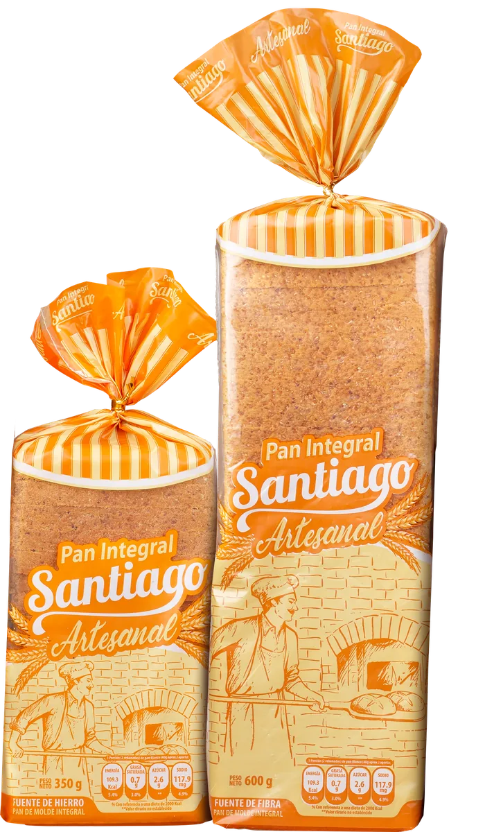 Pan de molde integral Santiago