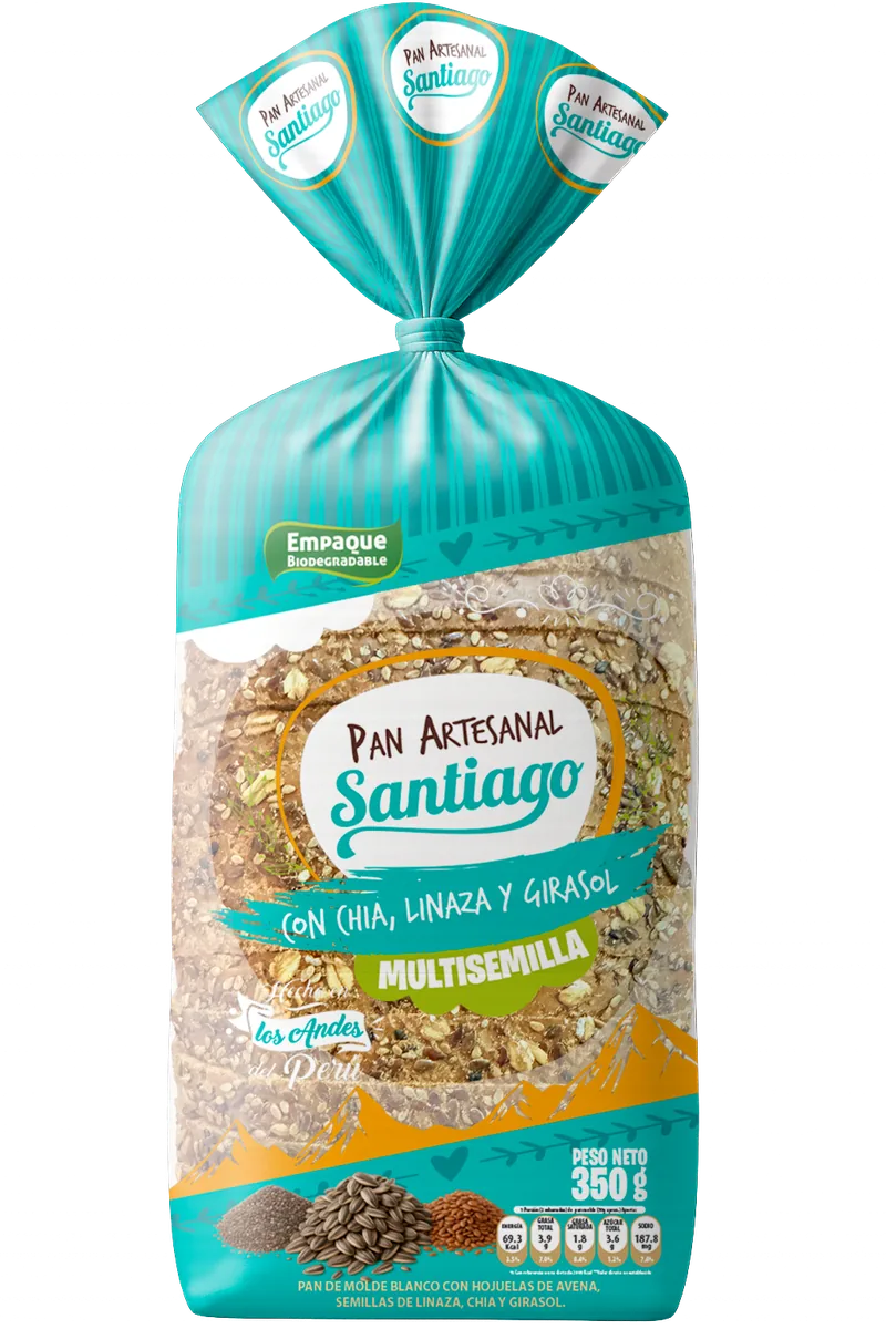 Pan de molde multisemillas Santiago